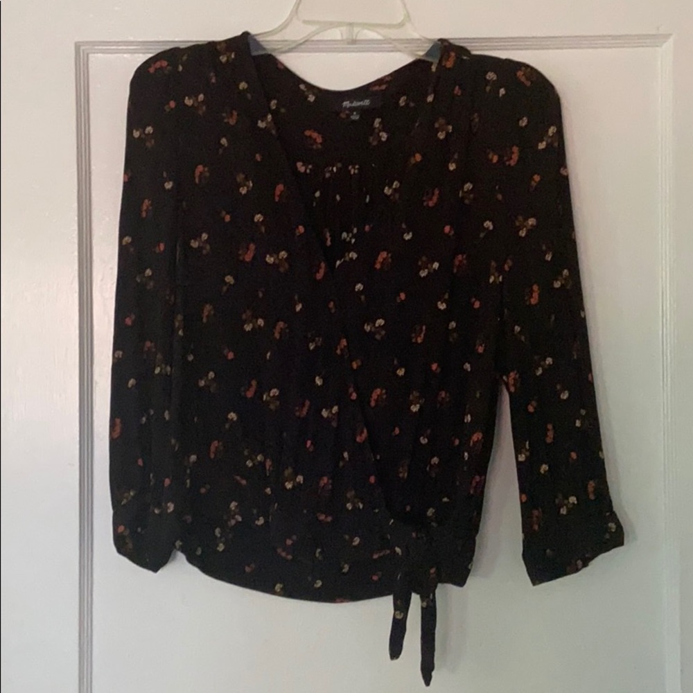 Madewell Tie-front Wrap Top
